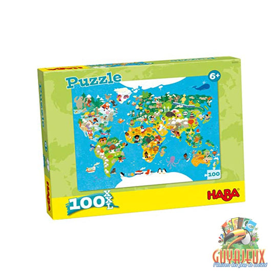 Puzzle Carte du monde